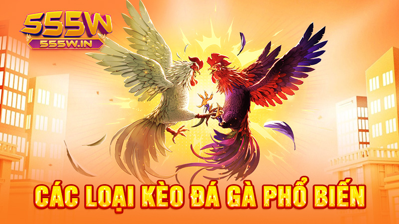 Các loại kèo đá gà phổ biến